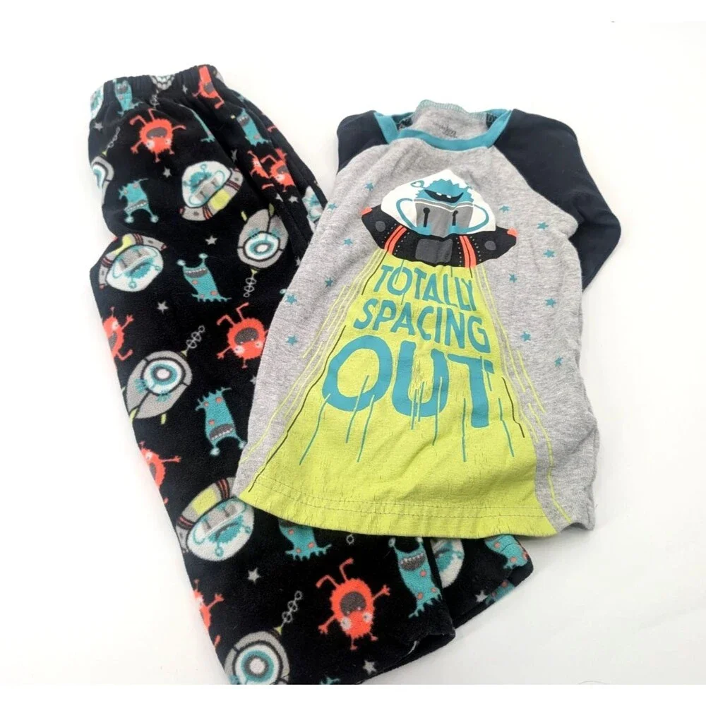 Carter Simple Joys Baby Toddler Pajamas Long Sleeve Pants Lot of 4 Size 3T
